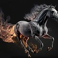 Gray Flame/Smoke Horse