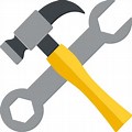 Green Hammer and Wrench Emoji