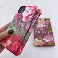 Gucci iPhone Case Green Leaves