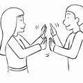 Hand Clapping Games Black and White