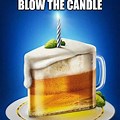 Happy Birthday Meme with Beer