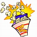 Happy Birthday Popcorn Clip Art