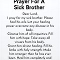 Healing Prayers for My Brother