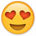 Heart Eyes. Emoji Clip Art