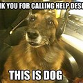 Hello This Is Tech Support Dog Meme