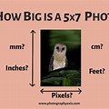 How Big Is 5X7 Photo Size