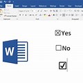 How to Add Check Box. Word