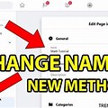 How to Change Name in Facebook Window