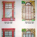 How to Color a Glass Window Drawing