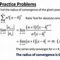 How to Find Radius of Convergence of a Series