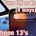 How to Force iPhone 13 Turn Off