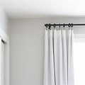 How to Hang Curtain Rods for Window Close to Wall