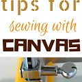 How to Sew Heavy Canvas by Hand