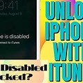 How to Unlock a iPhone 5 On iTunes