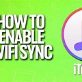 How to Wi-Fi Sync On iTunes