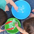Ice Transfer Activity for Kids