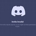 Invalid Invite Icon Discord