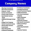Investment Property LLC Names