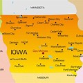 Iowa On US Map