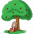 Isaac Newton Apple Tree Clip Art
