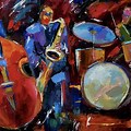 Jazz Music Abstract Art