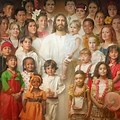 Jesus with Children All Over the World