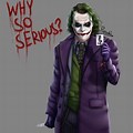 Joker Art Heath Ledger Why so Serious