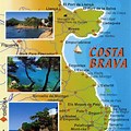 Karta Costa Brava