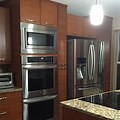 Kitchen Cabinets Double Oven with Microwave