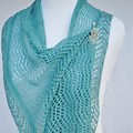 Knitted Pattern for a Quick Wrap with Beads