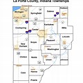 La Porte County Indiana Township Map