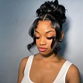 Lace Front Curly Bun Wig