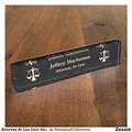 Lawyer Name Plate