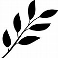 Leaf SVG Black and White