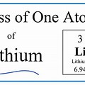 Lithium Atomic Mass