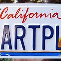 Los Angeles Welcome to California License Plate
