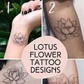Lotus Flower Tattoo Designs Meaning