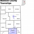 Madison County Indiana Township Map