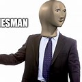Man Standing On Business Meme