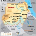 Map Showing Port Sudan