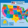 Map of the USA with Names for Kids