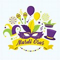 Mardi Gras Logo and Symbols Free