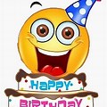 Maria Art 8816 Happy Birthday Card Emoji