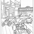 Mario Kart Race Track Coloring Pages