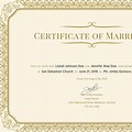 Marriage Certificate Form