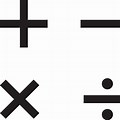 Math Symbols Plus/Minus Equals