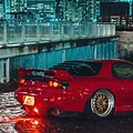 Mazda RX 7 Wallpaper with City Background