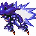 Mecha Sonic Sprite with Purple Color Palette