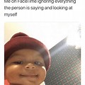 Meme of 2 Babies FaceTime