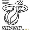 Miami Heat Court Coloring Pages